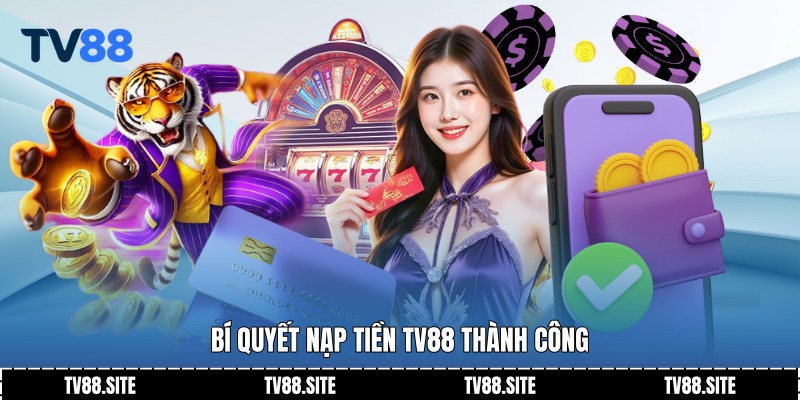Bí quyết nạp tiền TV88 thành công